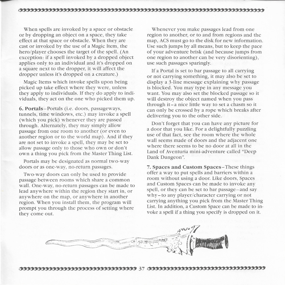 Adventure Construction Set manual page 37