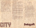 Alternate Reality: The City manual page 8