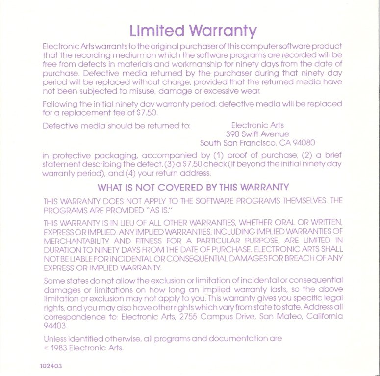 Archon Command Summary Page 4