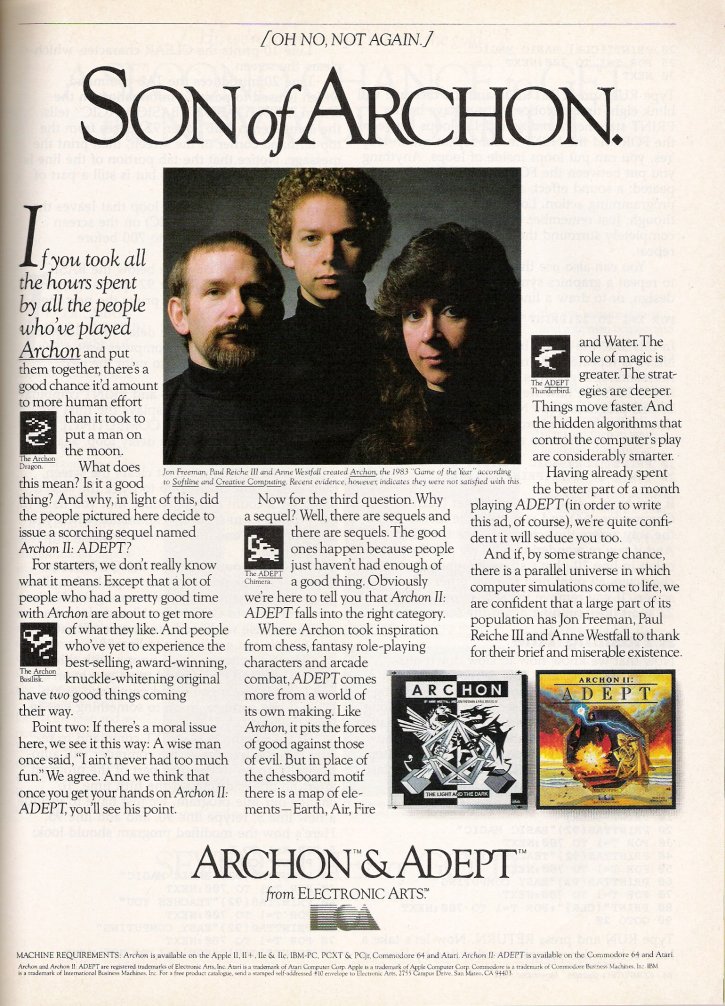 Archon II Advertisement
