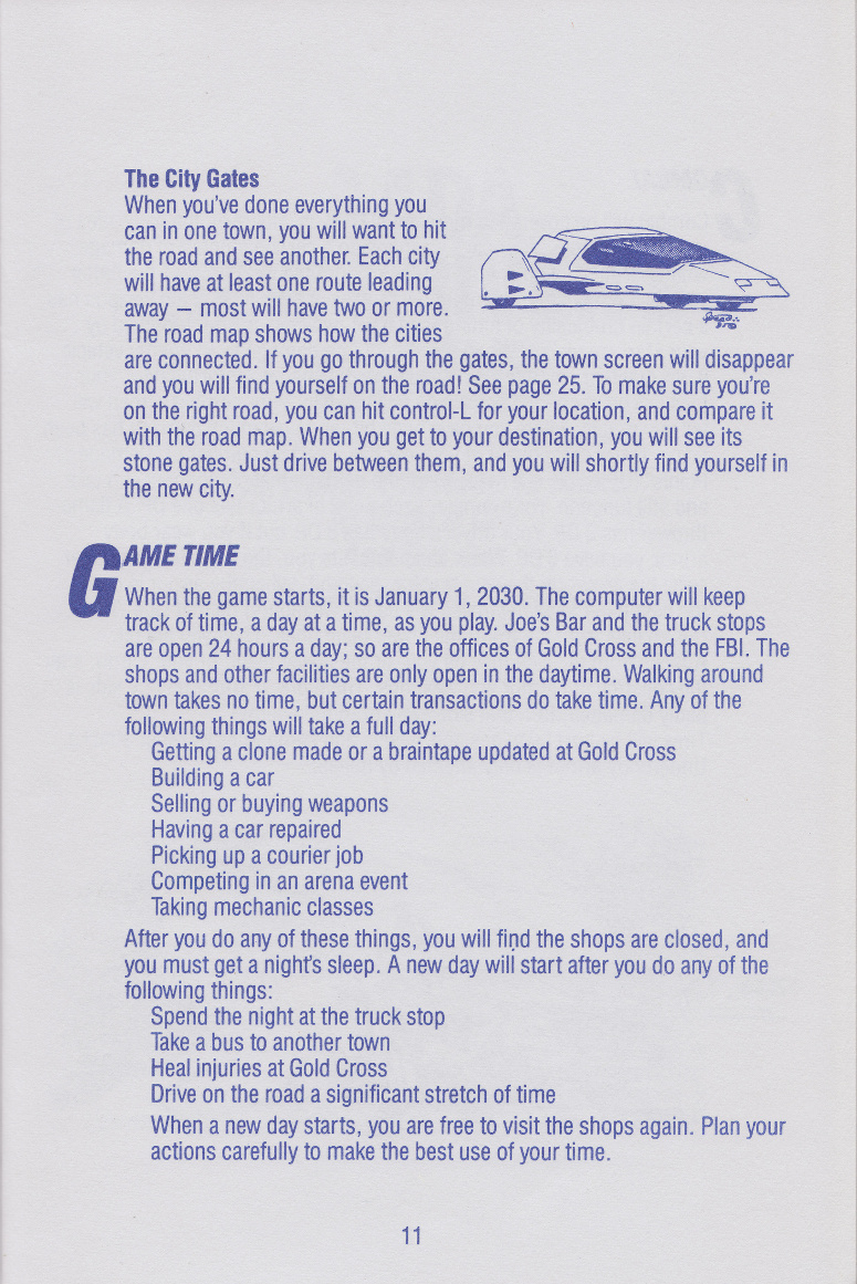 Autoduel manual page 11