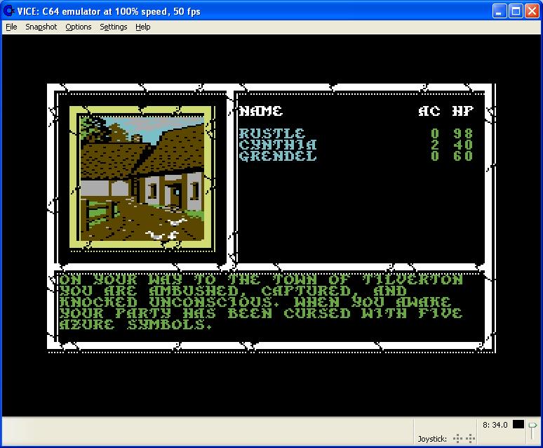 Curse Of The Azure Bonds screenshot 1