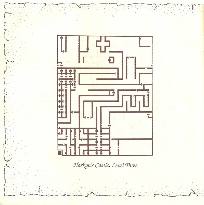 The Bard's Tale clue book page 28