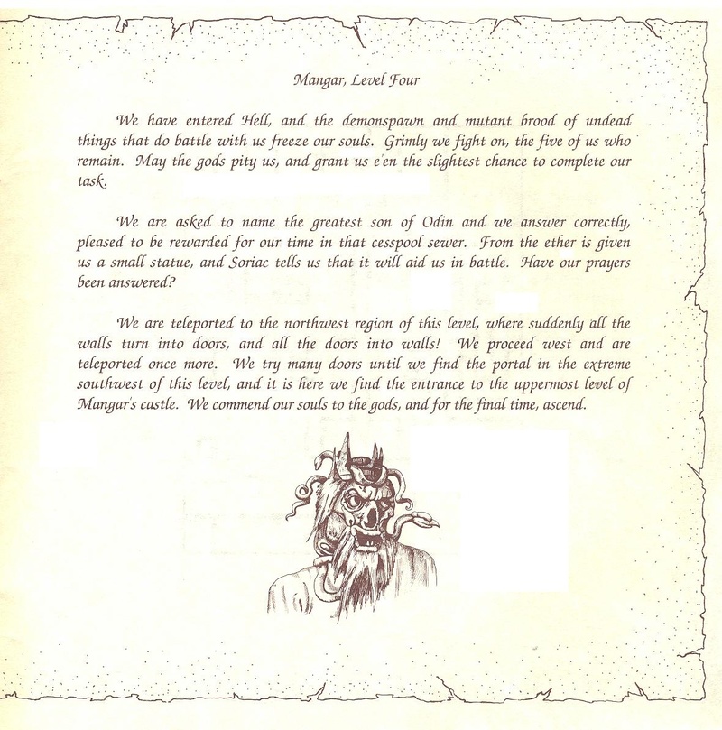 The Bard's Tale clue book page 39