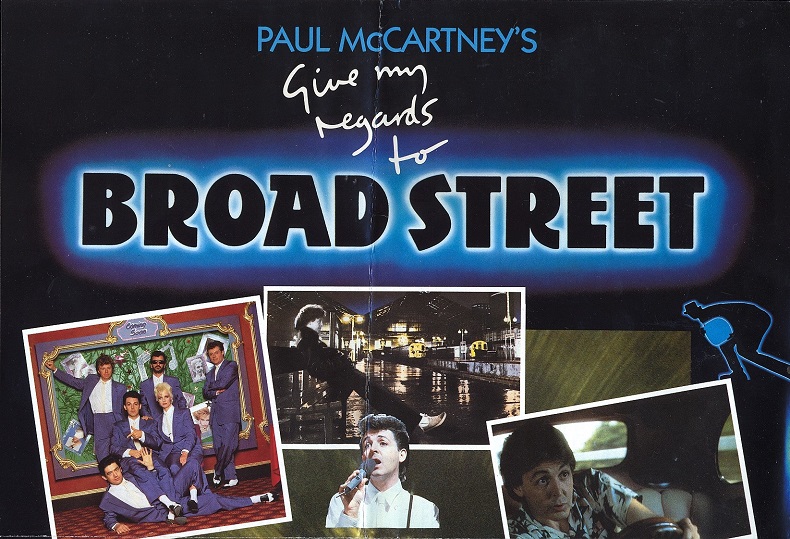 Give my Regards to Broad Street Poster top