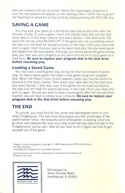 Captain Blood reference booklet page 6