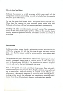 Colossal Adventure manual page 4