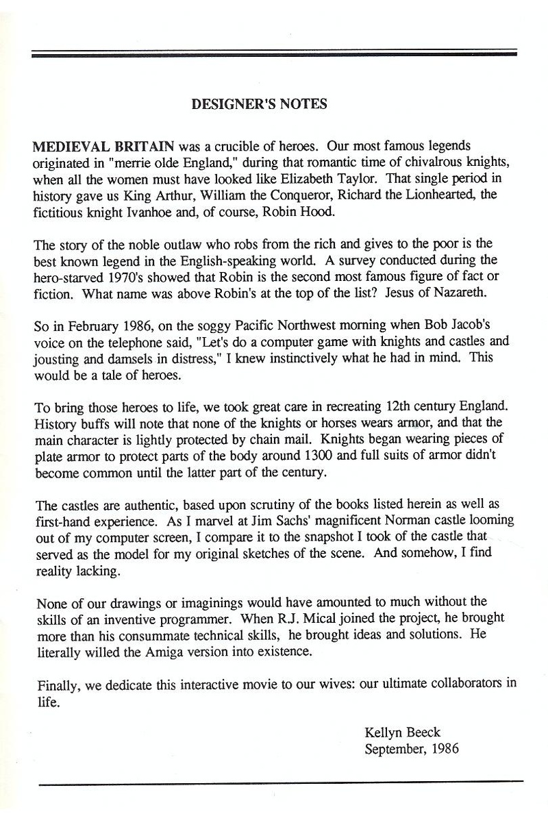 Defender of the Crown manual page 18