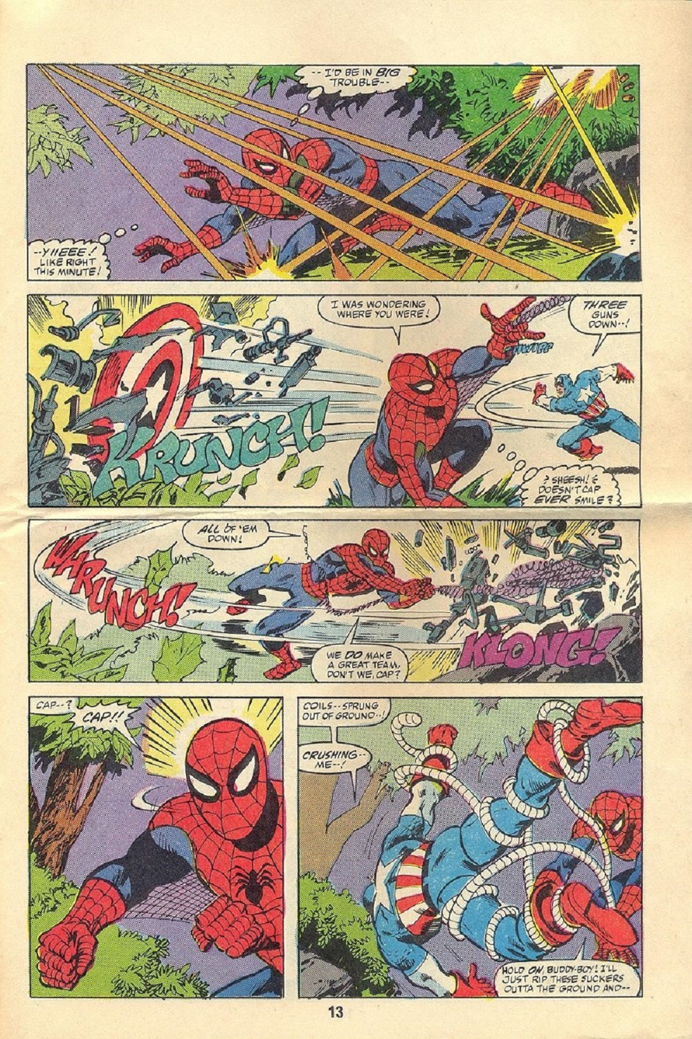 Dr. Doom's Revenge! comic book page 13