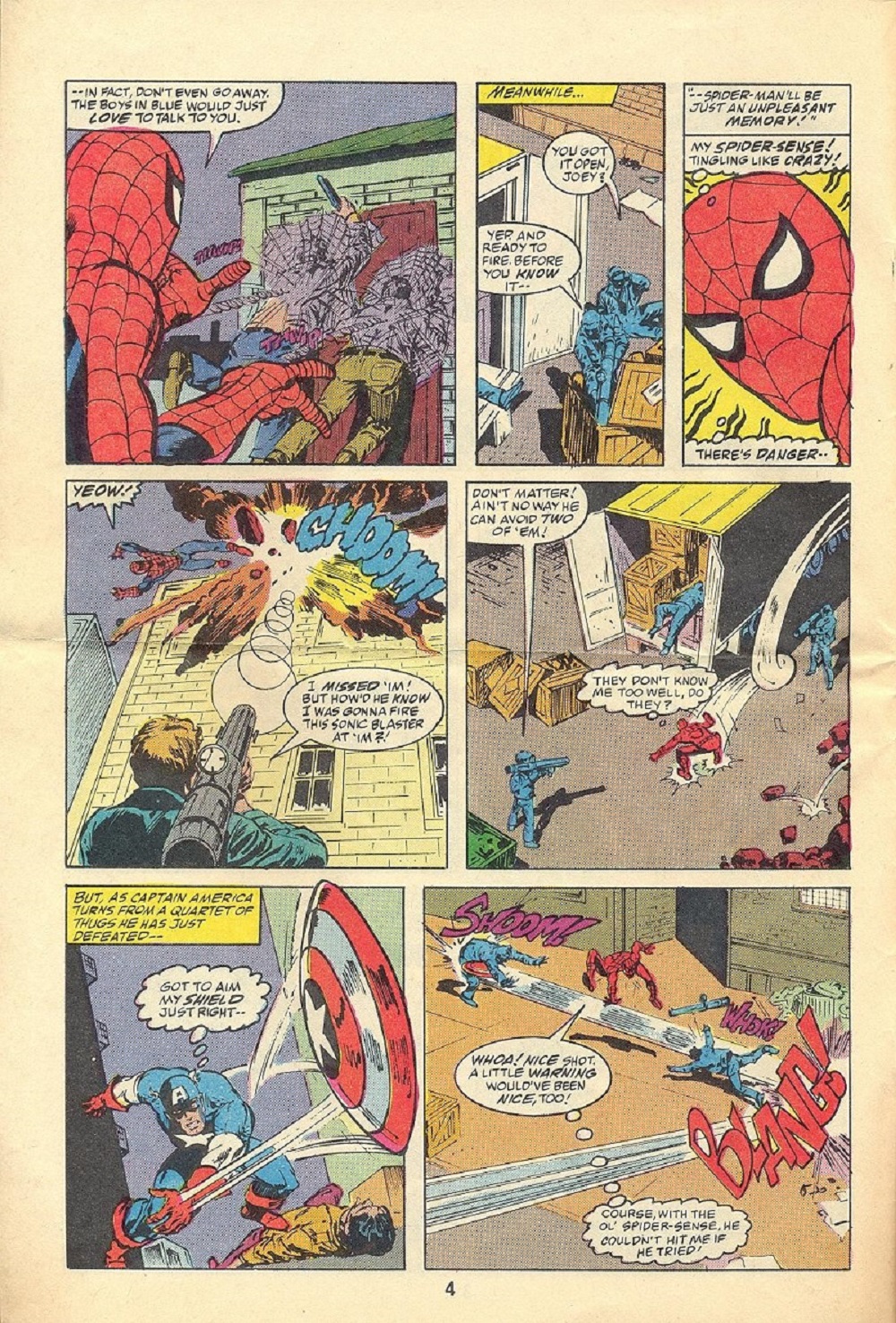 Dr. Doom's Revenge! comic book page 4