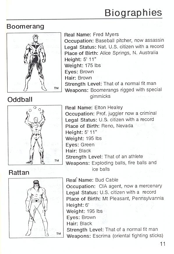 Dr. Doom's Revenge! Super-Hero Handbook page 13
