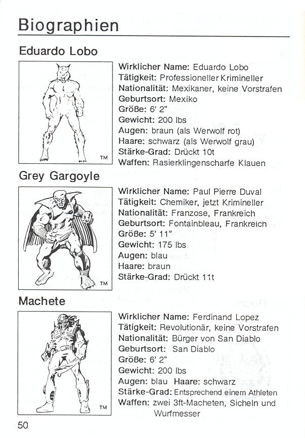 Dr. Doom's Revenge! Super-Hero Handbook page 52