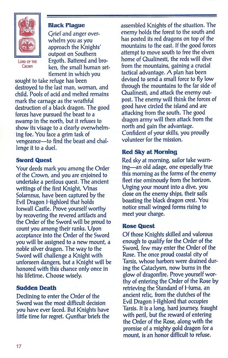 DragonStrike manual page 17