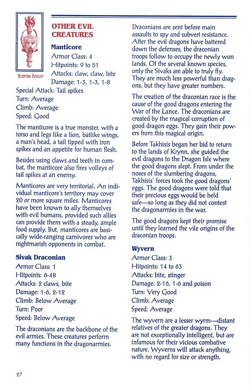 DragonStrike manual page 27