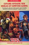 DragonStrike 1989-1990 catalog page front cover