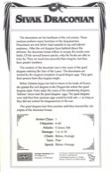 DragonStrike sivak draconian card back