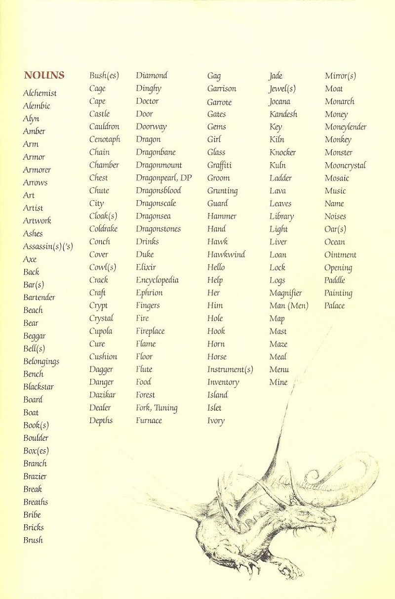 Dragonworld user manual page 11