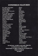 Entombed manual page 4