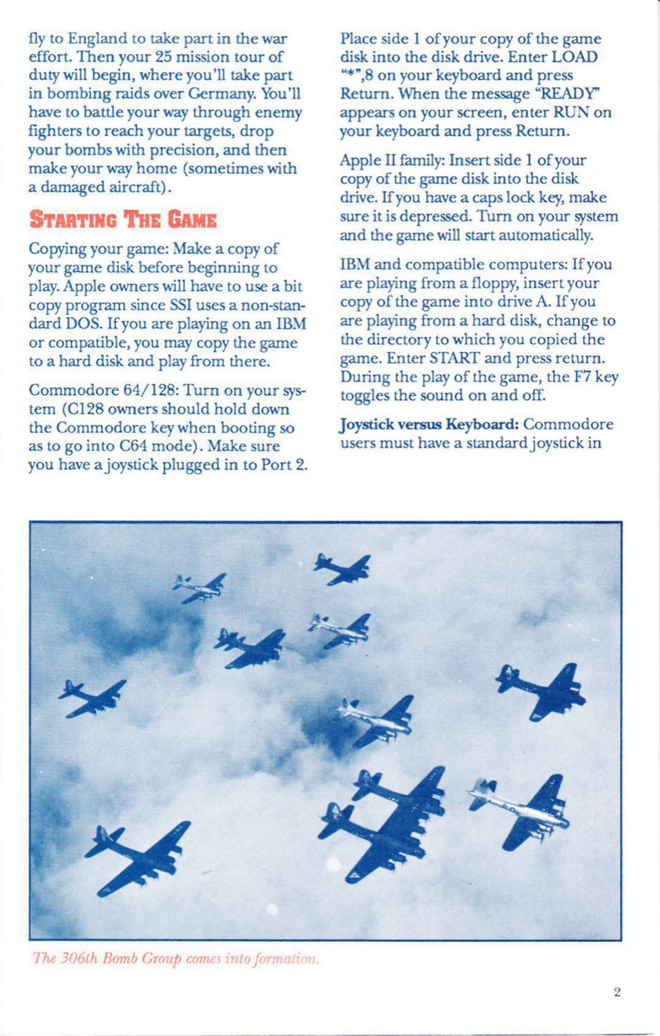 First Over Germany manual page 2