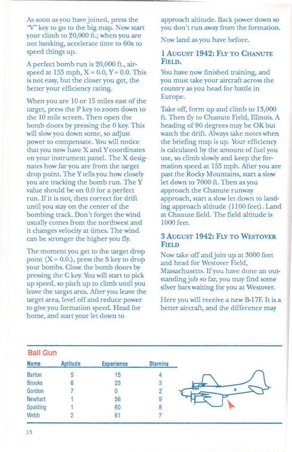 First Over Germany manual page 13