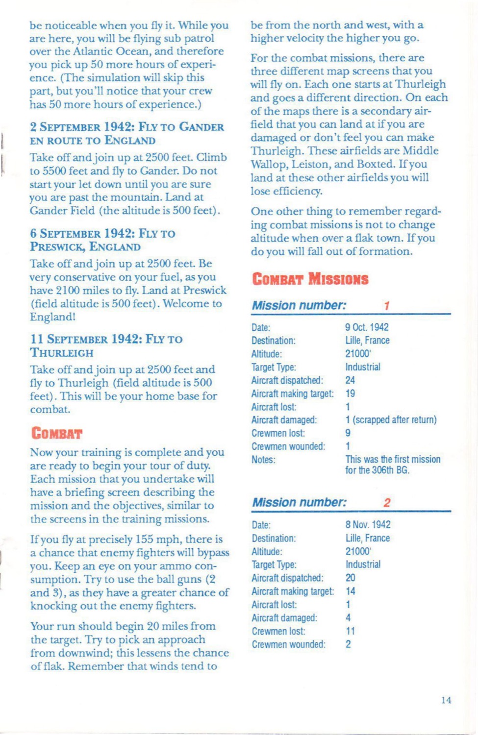 First Over Germany manual page 14