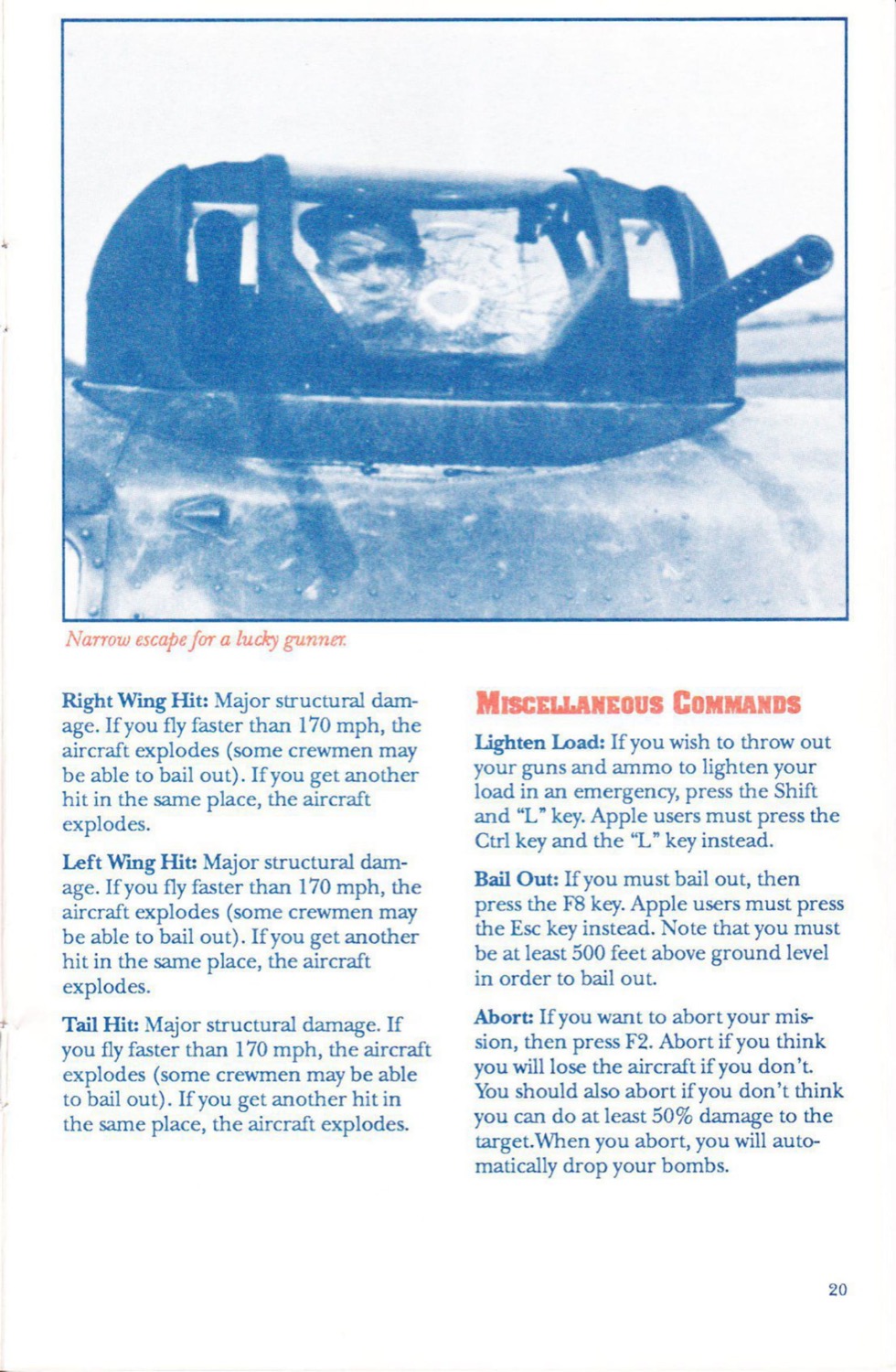 First Over Germany manual page 20