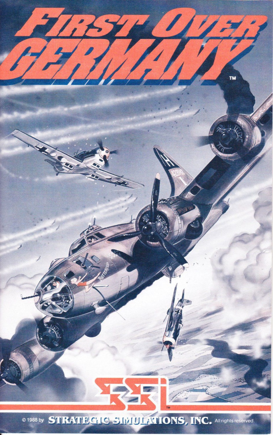 First Over Germany manual front cover