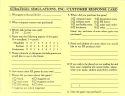 First Over Germany business reply card back