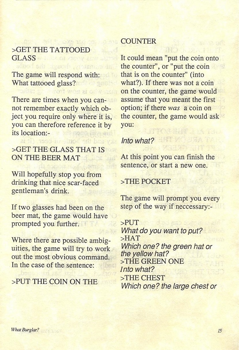 The Guild of Thieves What Burglar page 15