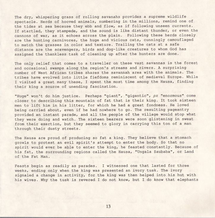 Heart of Africa Manual Page 13