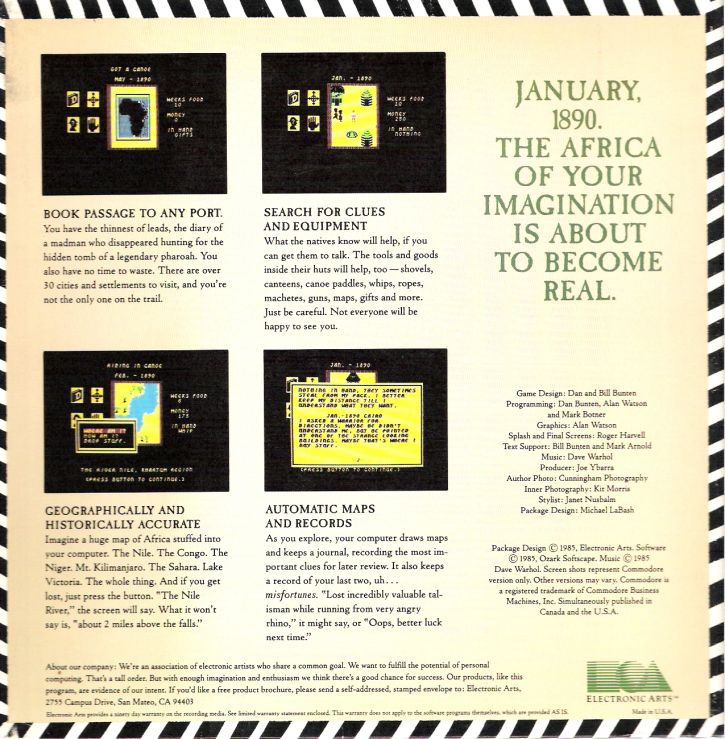 Heart of Africa Back Cover