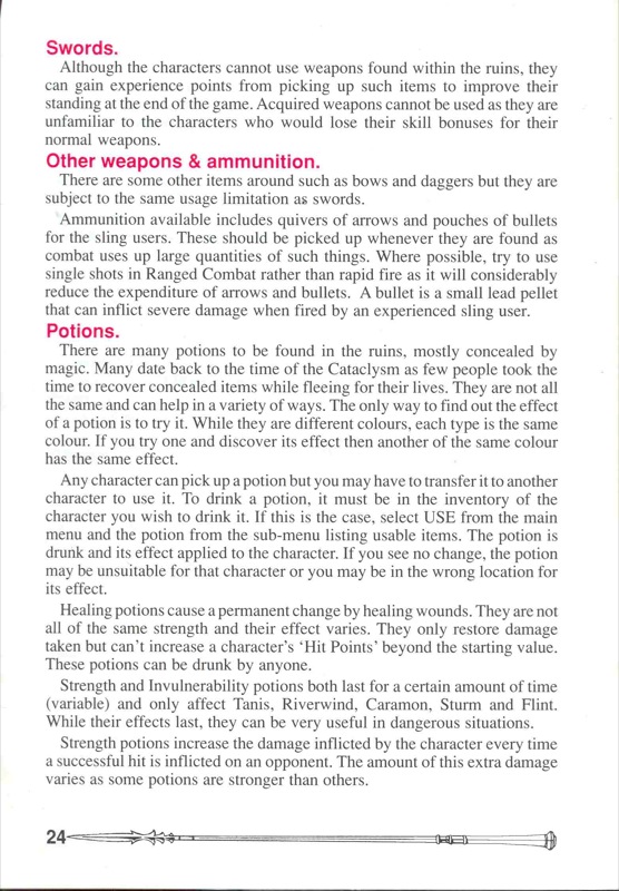 Heroes of the Lance Manual Page 24