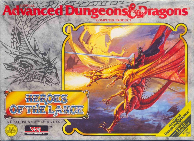 Heroes of the Lance Box Front