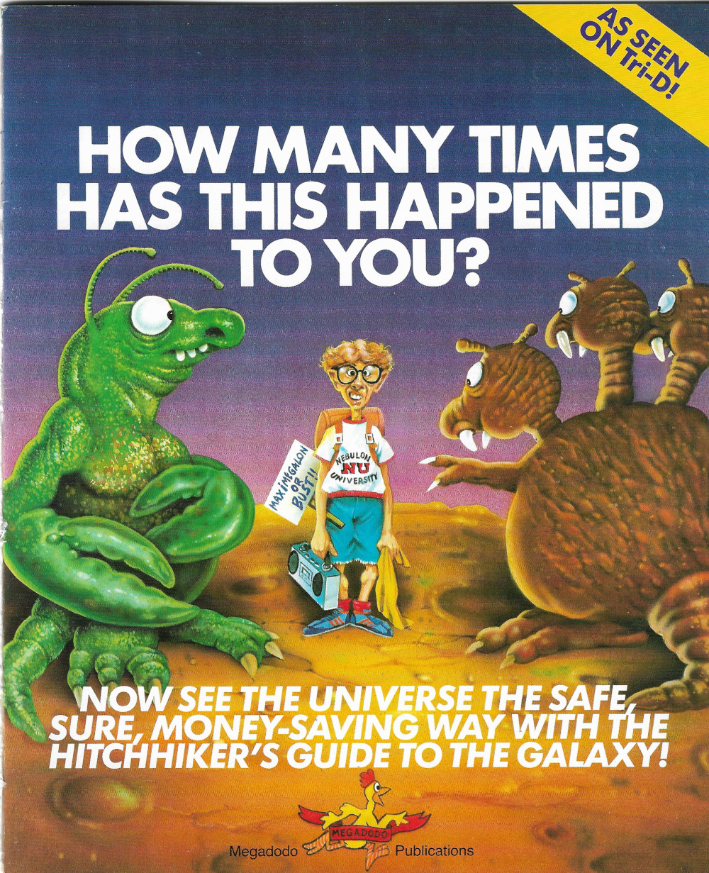 The Hitchhiker's Guide to the Galaxy manual page 1