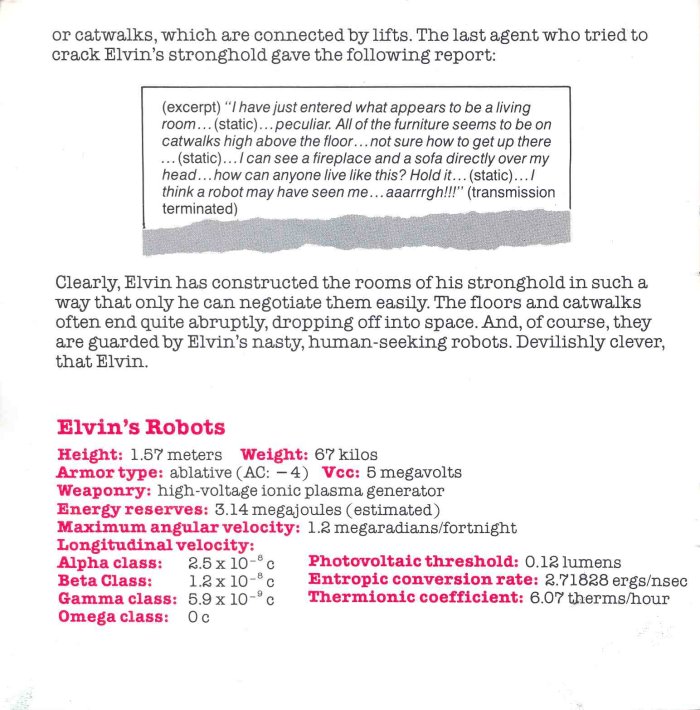 Impossible Mission Manual Page 5