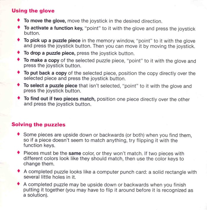 Impossible Mission Manual Page 12