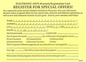 John Madden Football warranty card front
