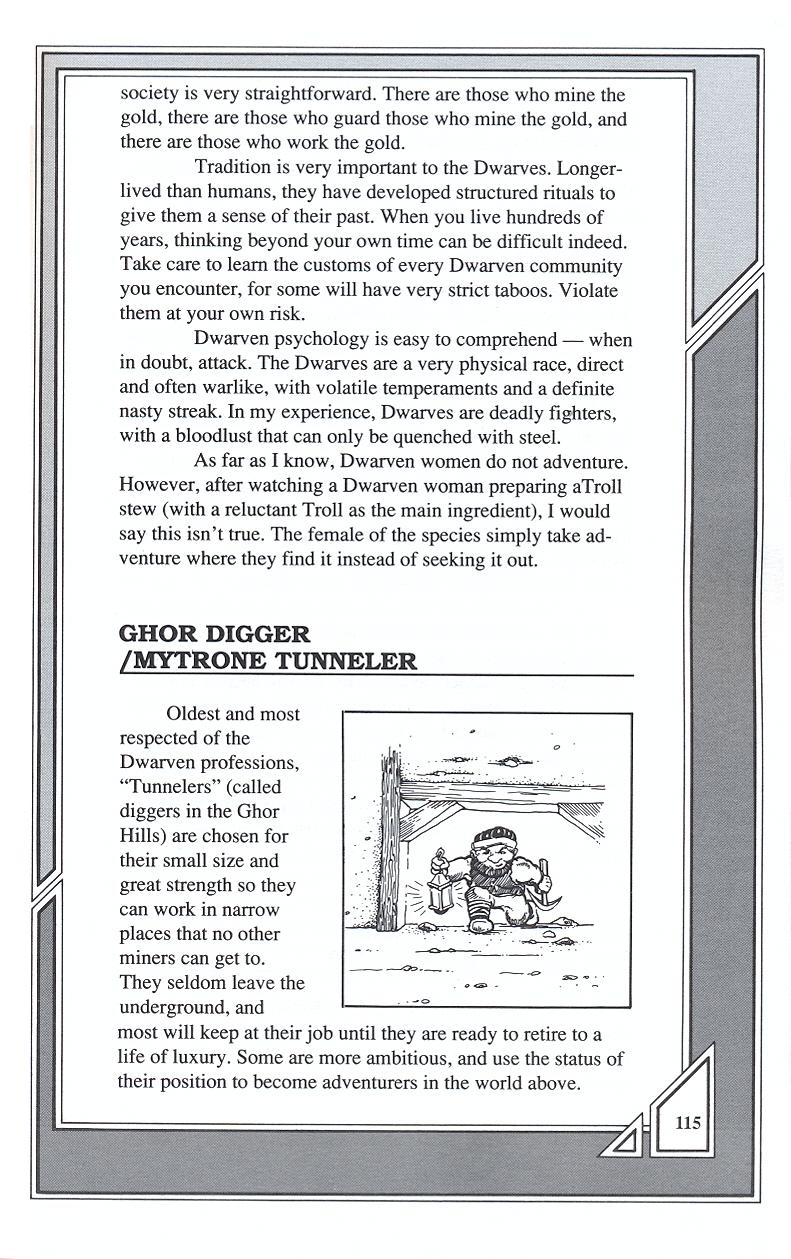 Knights of Legend players handbook page 115