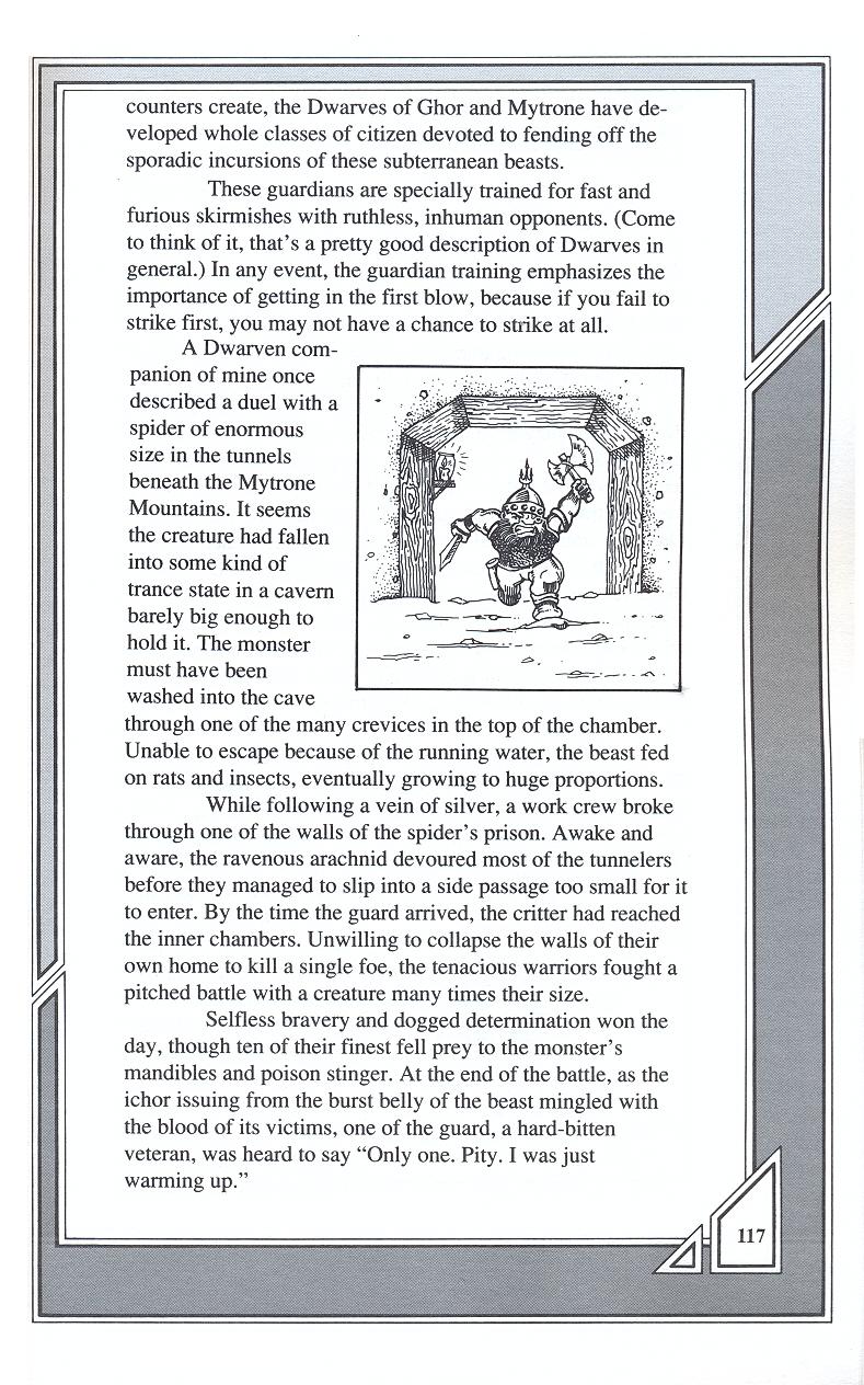 Knights of Legend players handbook page 117