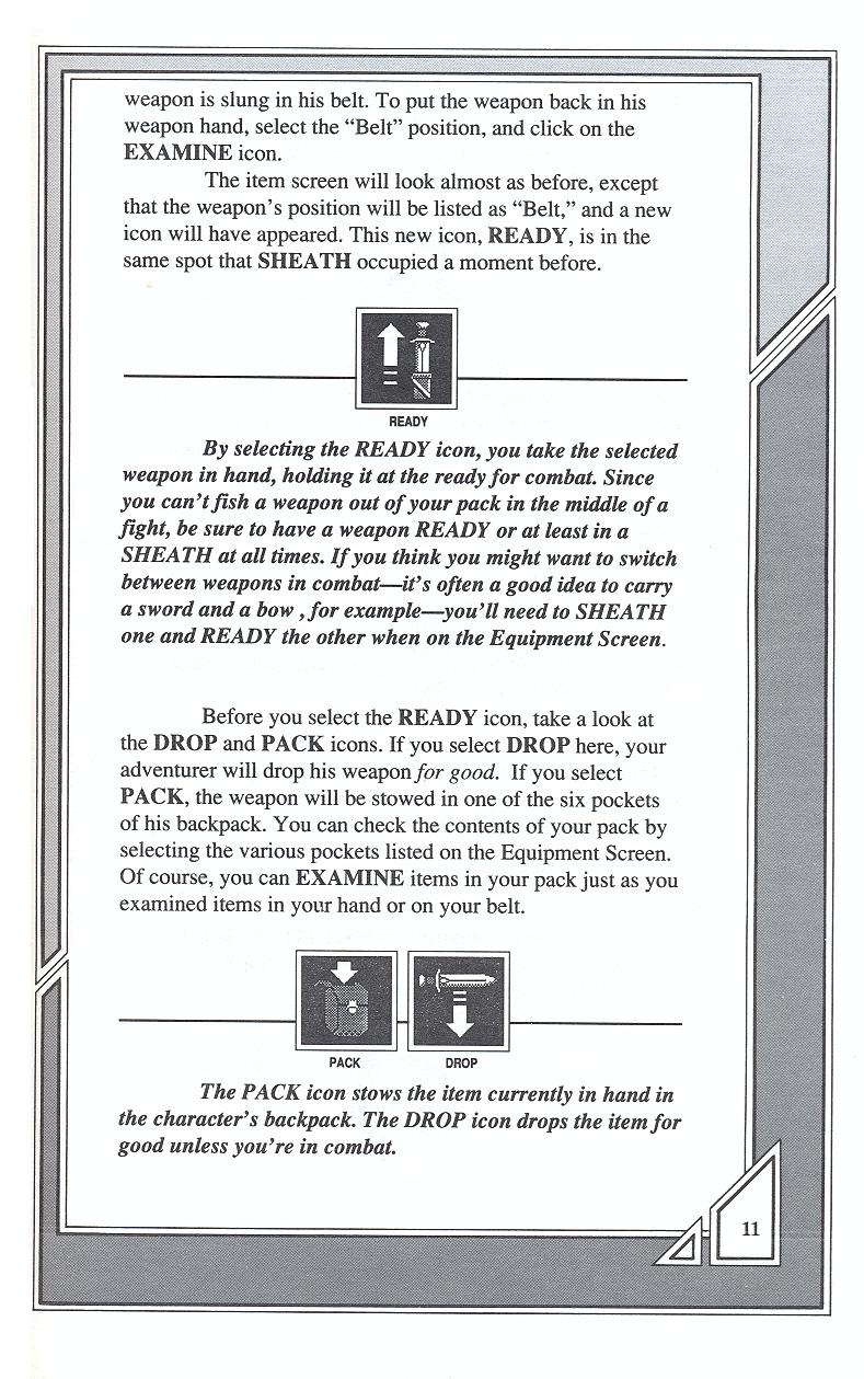Knights of Legend players handbook page 11