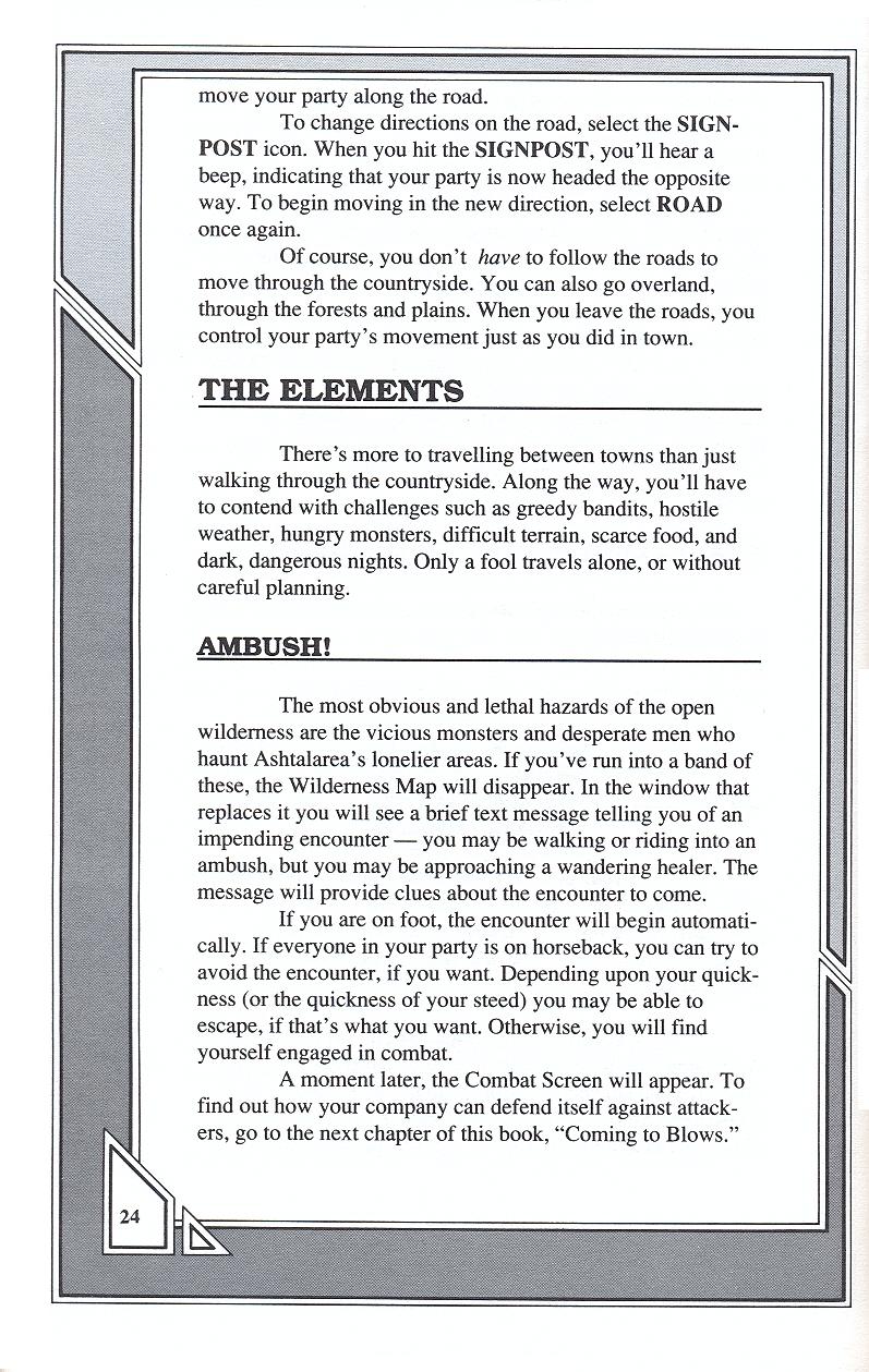 Knights of Legend players handbook page 24
