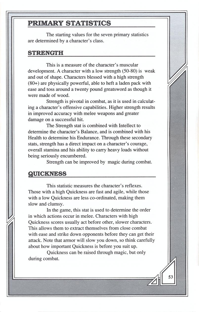 Knights of Legend players handbook page 53