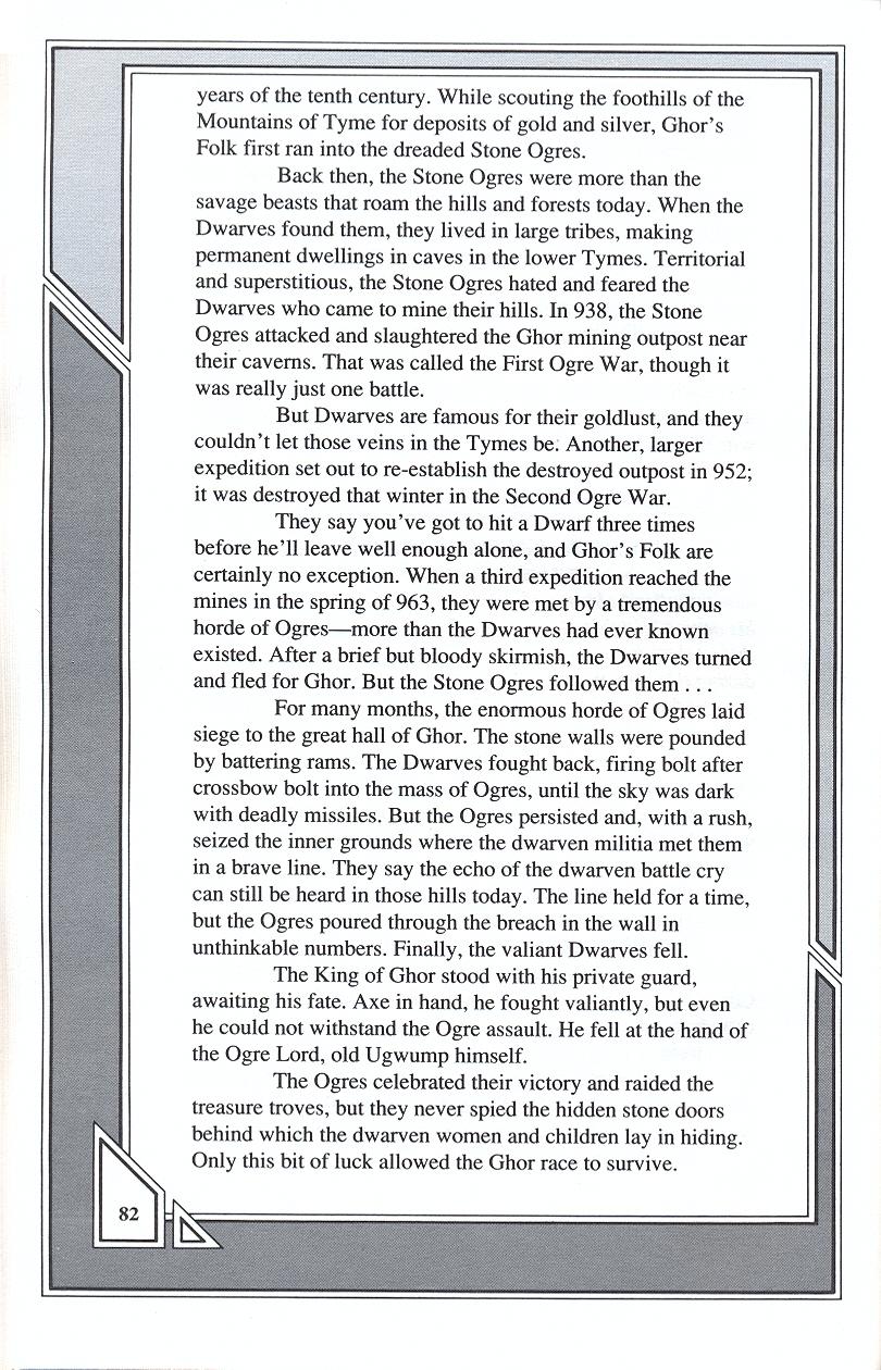 Knights of Legend players handbook page 82