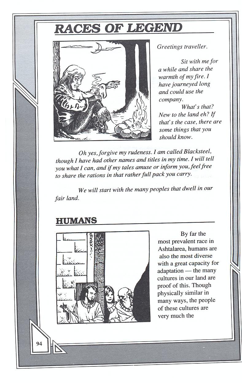 Knights of Legend players handbook page 94