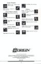 Knights of Legend players reference card page 8