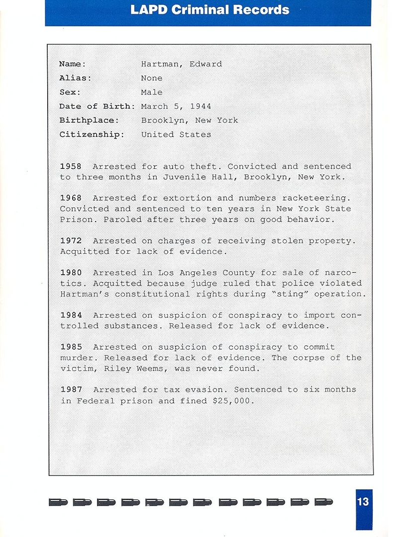L.A. Crackdown manual page 13