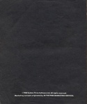 Last Ninja 2 manual back cover