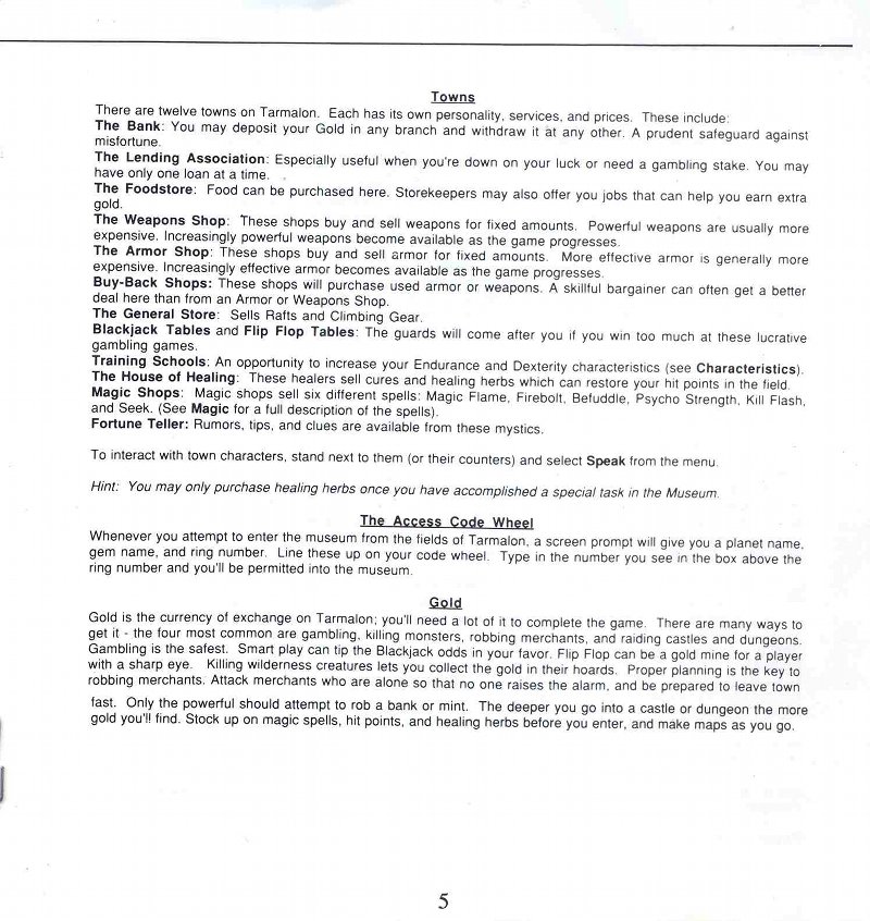 Legacy of the Ancients Manual Page 5
