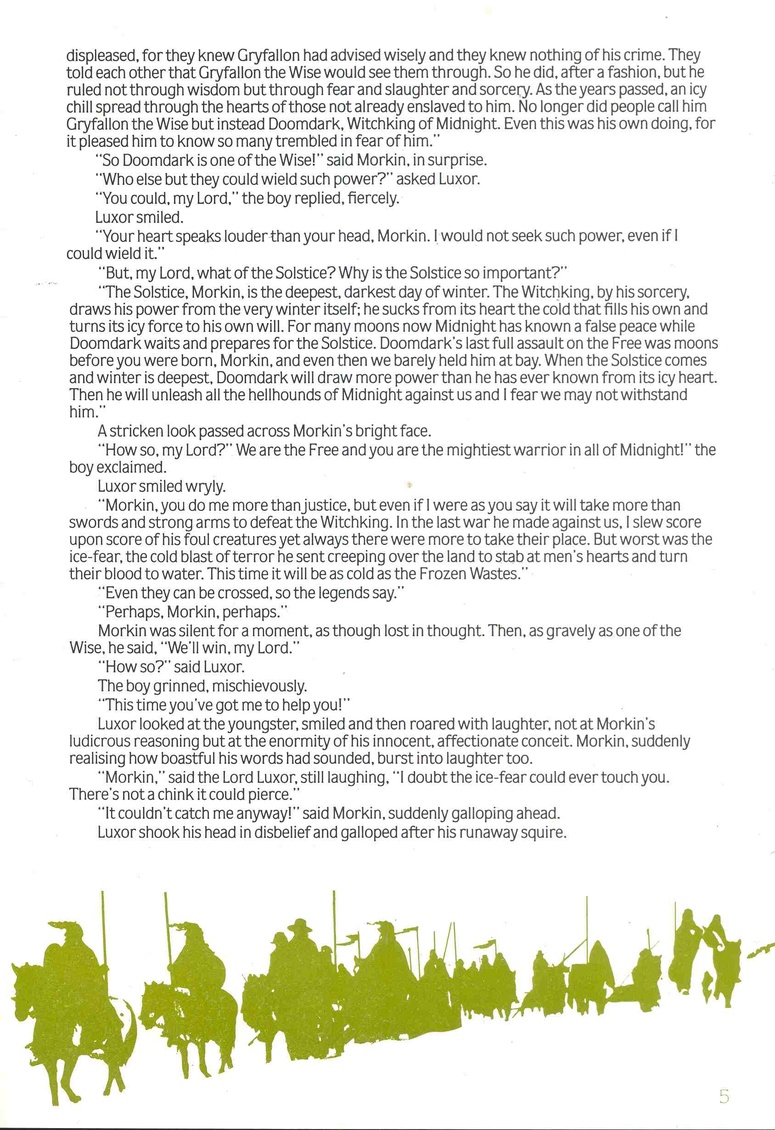 The Lords of Midnight Manual Page 5