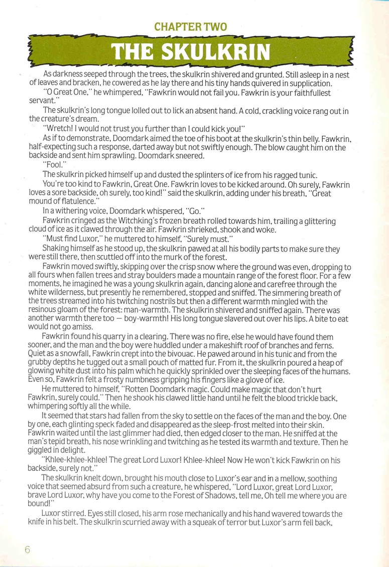 The Lords of Midnight Manual Page 6